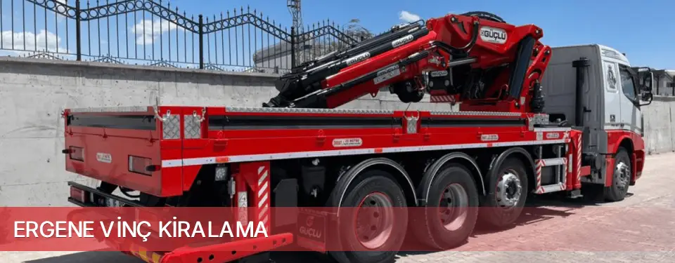 Ergene İlçemi Vinç Kiralama